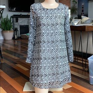 Black and white dress